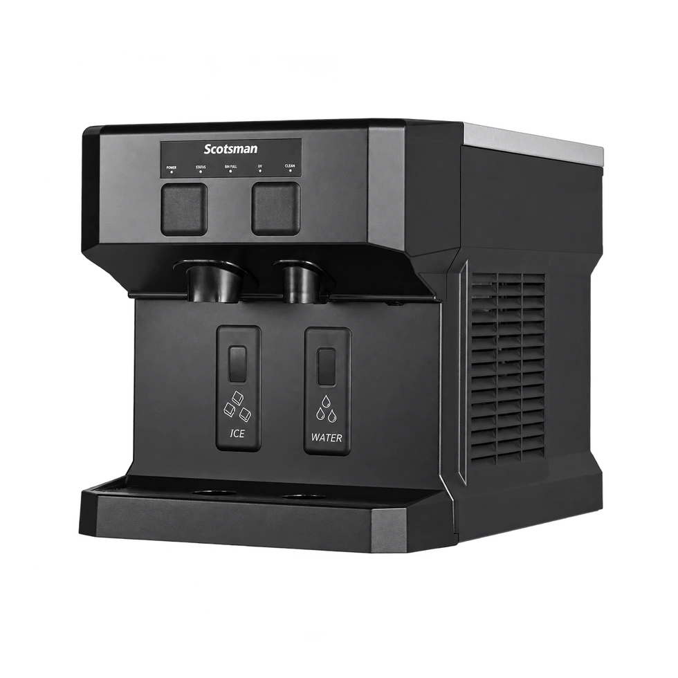 Scotsman Meridian HID207AX-1 Touch-Free Ice and Water Dispenser - 196 lb/Day Nugget Ice, 7 lb Storage