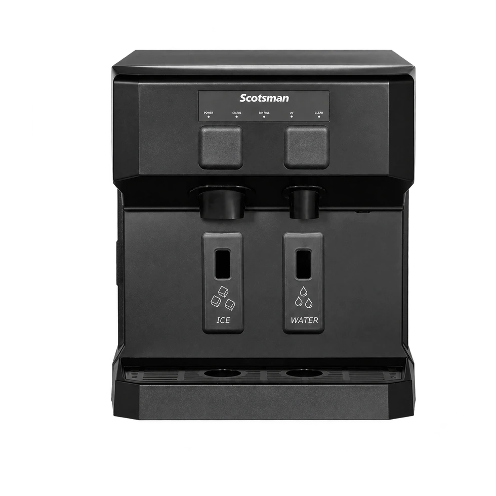 Scotsman Meridian HID207AX-1 Touch-Free Ice and Water Dispenser - 196 lb/Day Nugget Ice, 7 lb Storage