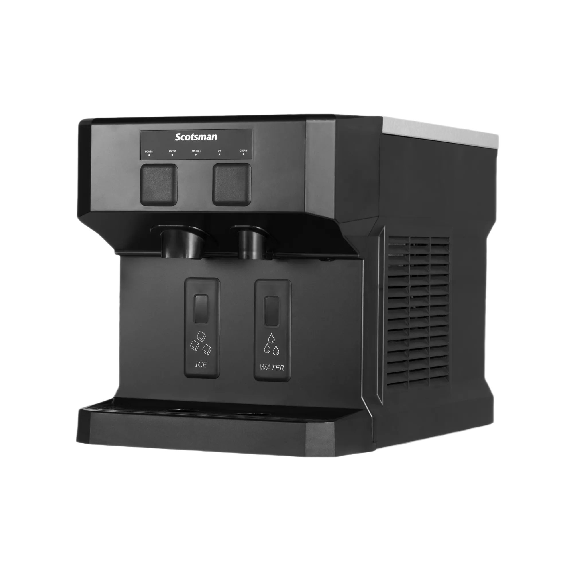 Scotsman Meridian HID207AX-1 Touch-Free Ice and Water Dispenser - 196 lb/Day Nugget Ice, 7 lb Storage