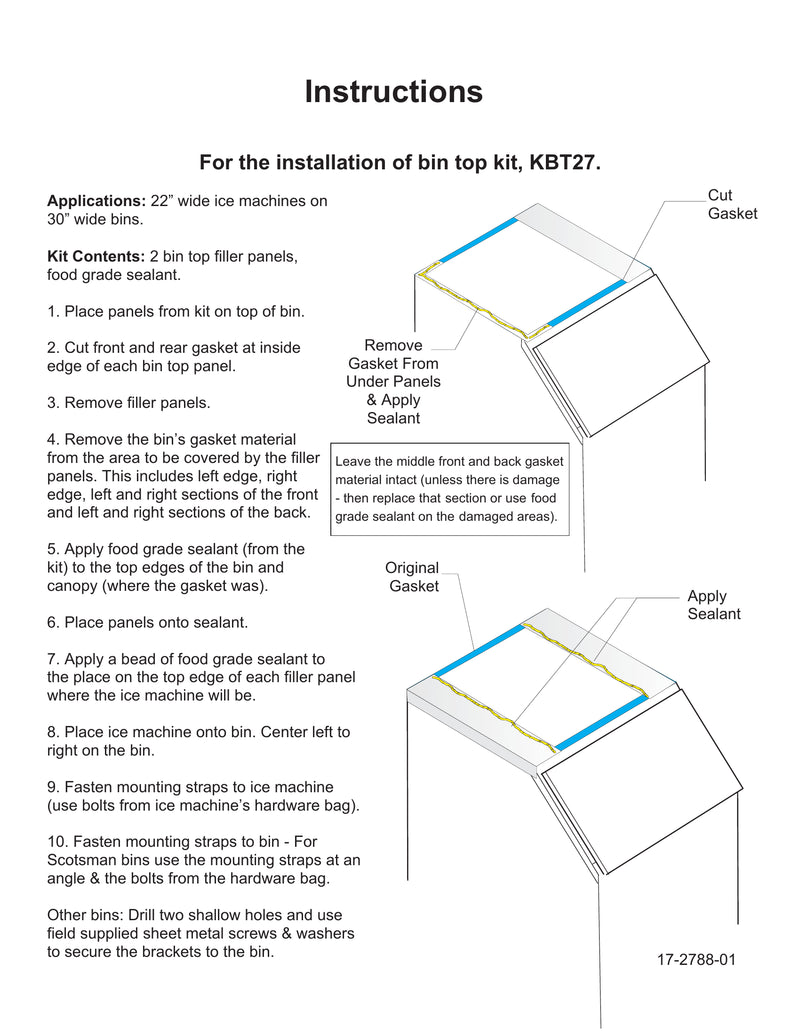 Installation Instructions