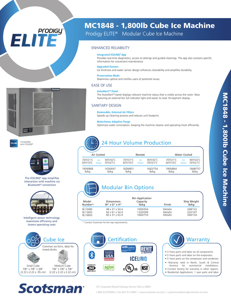 Spec sheet